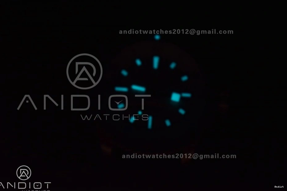 SuperOcean 1:1 Edition on Rubber 42 SS Strap Dial Best BLSF Blue A2824 Blue Automatic 0424